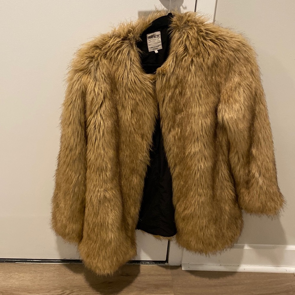 Zara fur coat